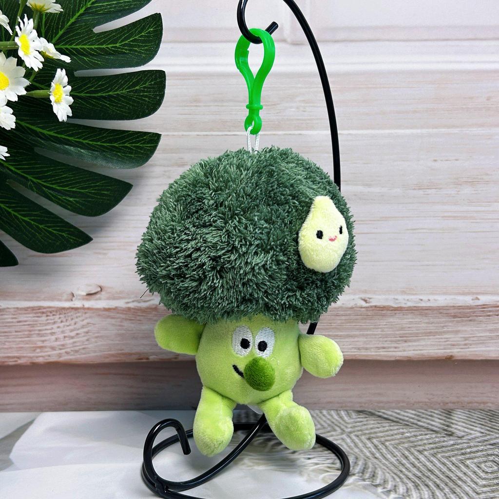 Adorable Broccoli Plush Toy Pendant - Small Doll Figure