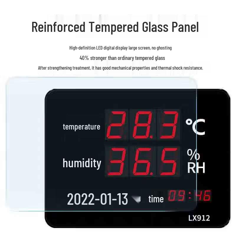 Rongce LX912 Industrial Digital Thermometer Hygrometer (CN version)