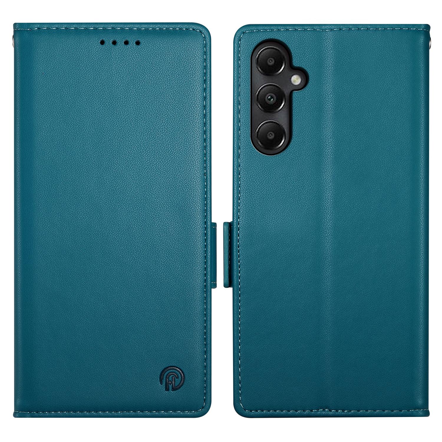 

DF-010 For Samsung Galaxy A05s 4G Case Leather Wallet Protective Phone Cover Blue