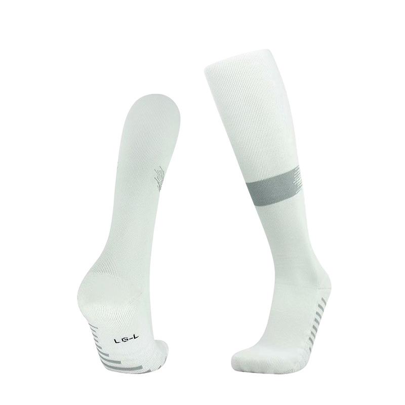 

Взрослые и юношеские нескользящие футбольные носки из махрового полотенца, двухполосные, до колена, влагоотводящие Children