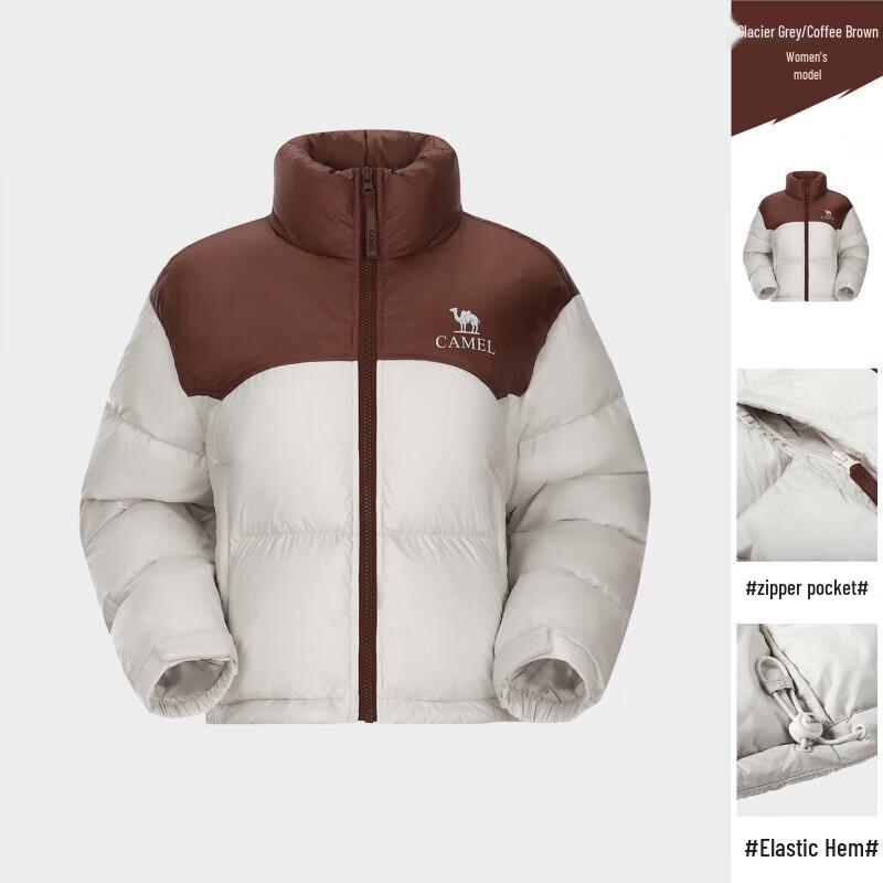 CAMEL Women s Short Thickened Puffer Jacket L