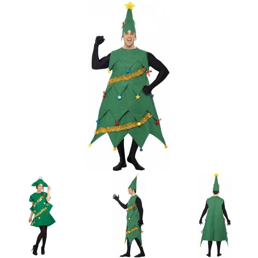 Stylish Christmas Tree Costume Set For Men And Women Perfect For Fun Holiday Events And Cosplay