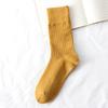 Frauen Socken Baumwolle Retro Crew Rohr Einfarbig Winter Mode Hajuruku Schwarz Weiß Sets Qualität Lose Koreanische Lange Nette