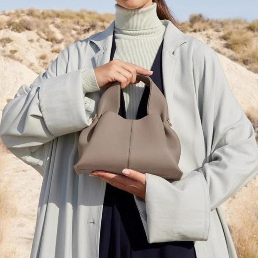 French Poleno Cloud Bag Women's Bag Niche High-end Sense Oblique Span Shoulder Handbag Women's Fashion Pleated Dumpling Bag