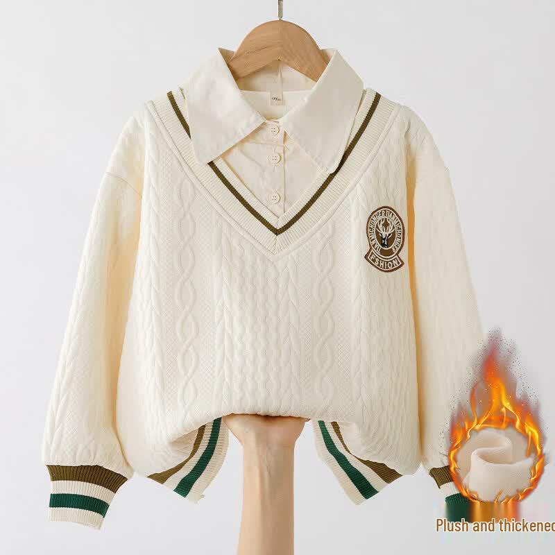 Yoyo one Boy's Fashion Sweatshirt & Pants Set