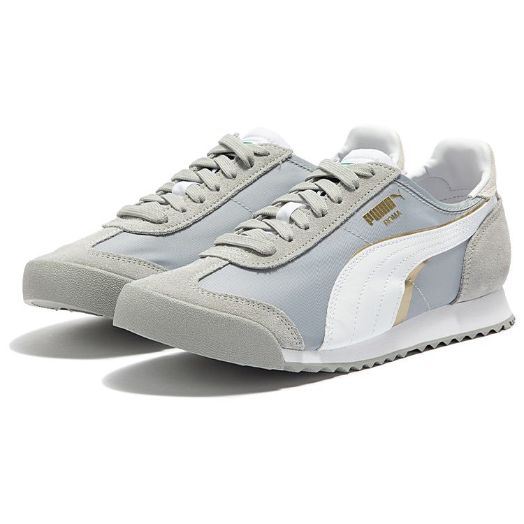 Puma Roma OG Nylon Double FS - Limestone Unisex Sneakers Grey White Team-Gold 390634-02