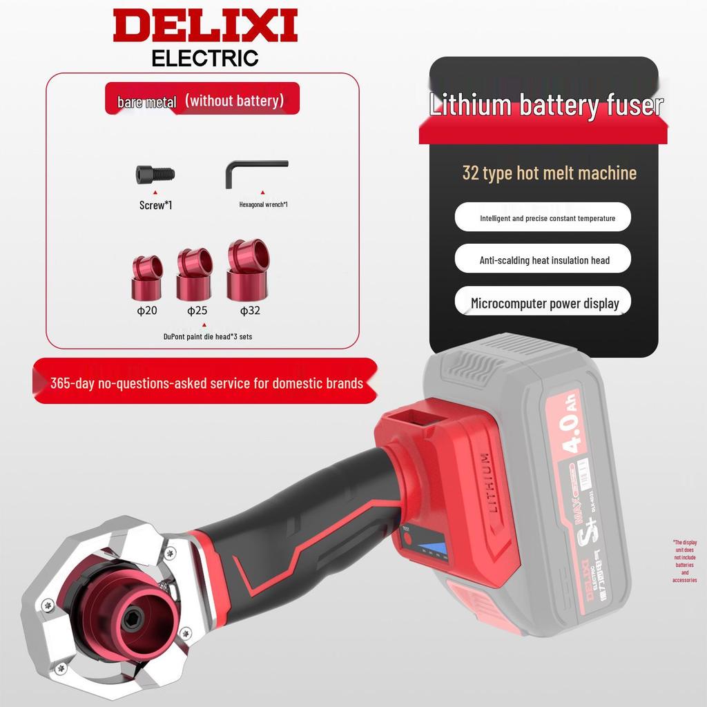 Delixi Wireless Lithium Hot Melt Plastic Pipe Welder