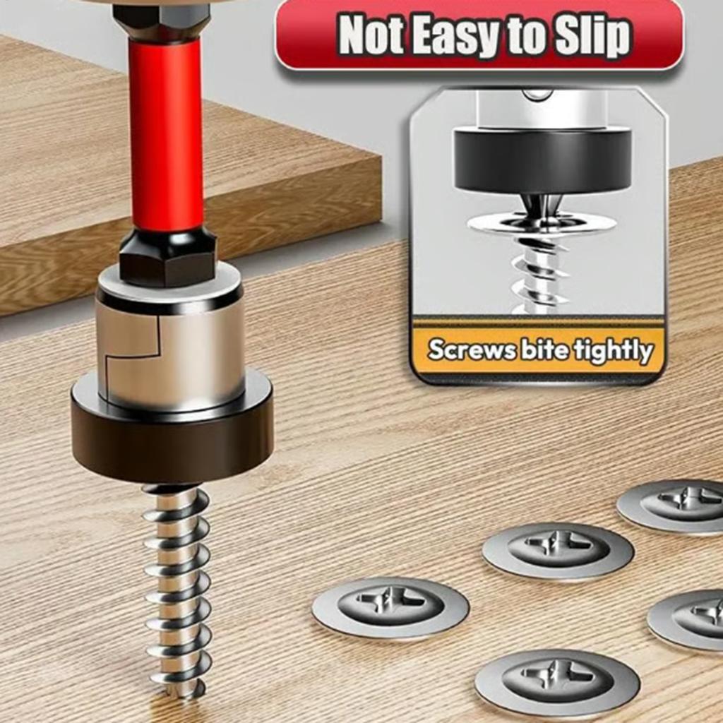 5pcs Magnetic Positioning Screwdriver Bits Drywall Drill Bit With Depth Limiter Adjustable Depth PH2 Positioning Screwdriver Bit