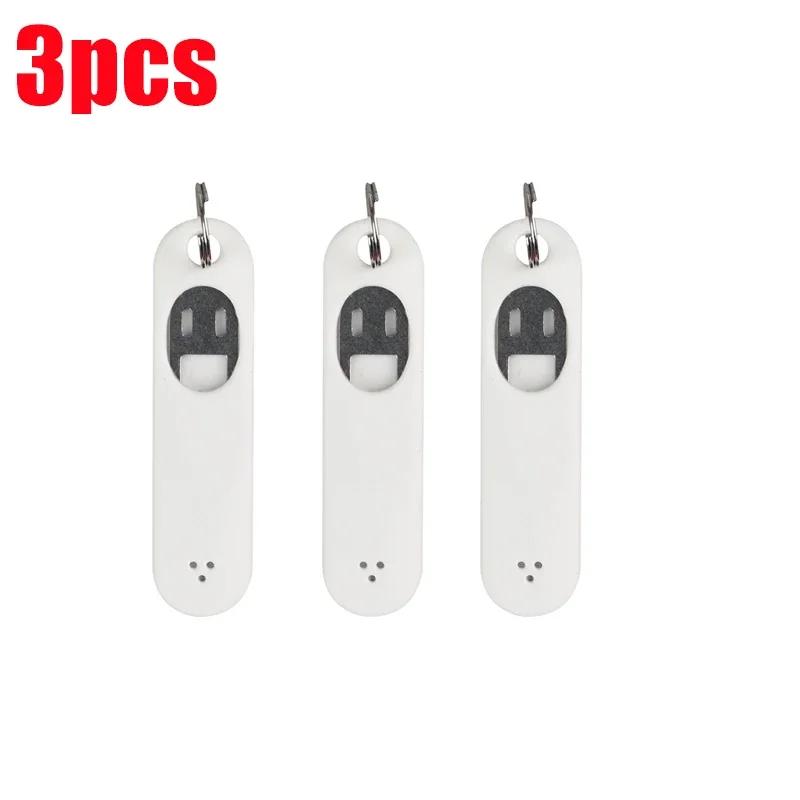 3Pcs Creative Sim Card Removal Tool Phone Chip SimCard Unlock Tray Eject Pin Needle Anti-lost Opener Ejector with Storage Case