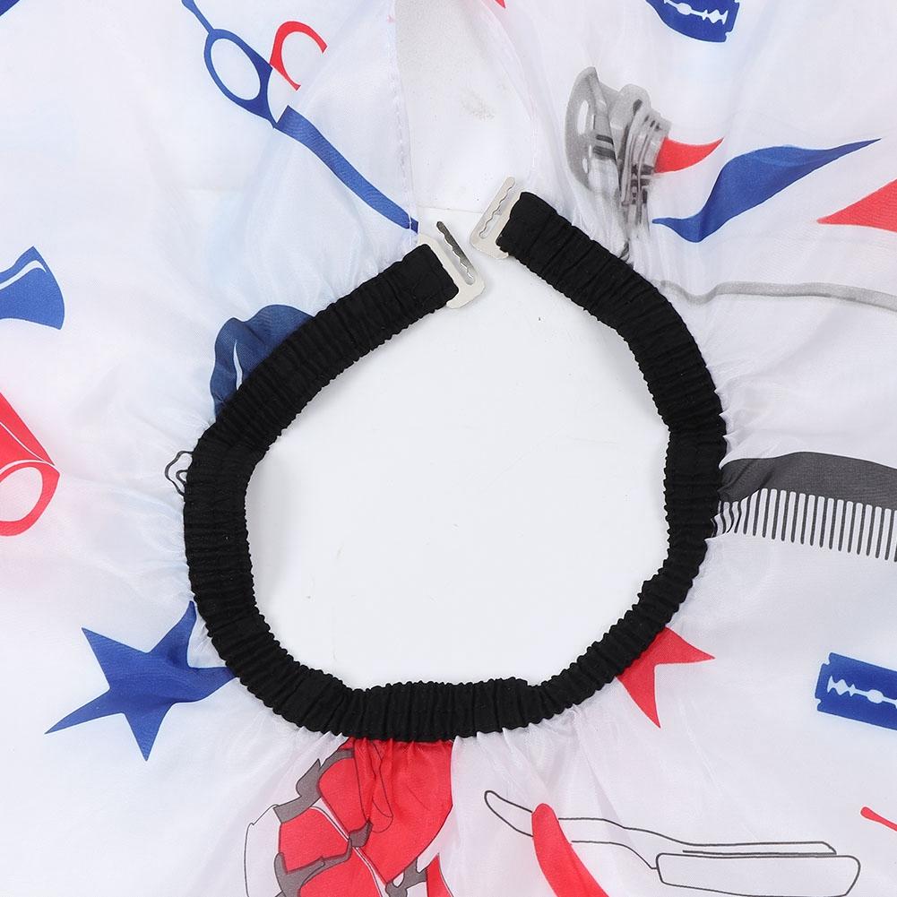 Fashionable Barber Shop Hairdressing Cape Hair Cutting Apron Hair Beauty Tool 160x140cm (Black)