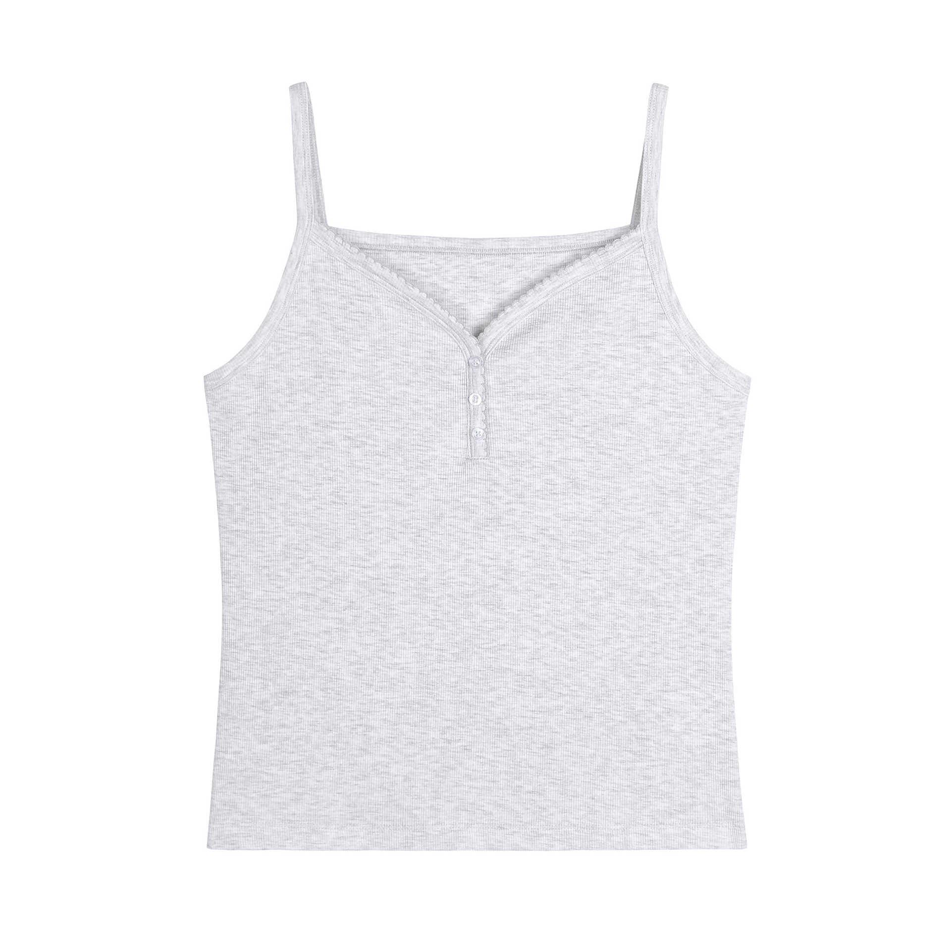 

Plus Size Women s V-Neck Ruffle Vest 66152 4XL (suggested for 90-100 kg) серый/цветочный