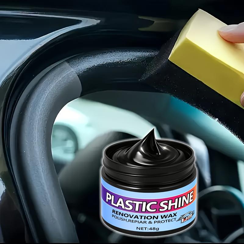 Car Interior Refurbishing Wax, Interior Shine Wax | Tire Protection | Repair of Yellowing and Oxidation of Black Vehicles