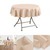 150/180/200cm Round Satin Tablecloth Bright Silk Tablecloth For Baby Shower Wedding Birthday Party Banquet Christmas Table Decor