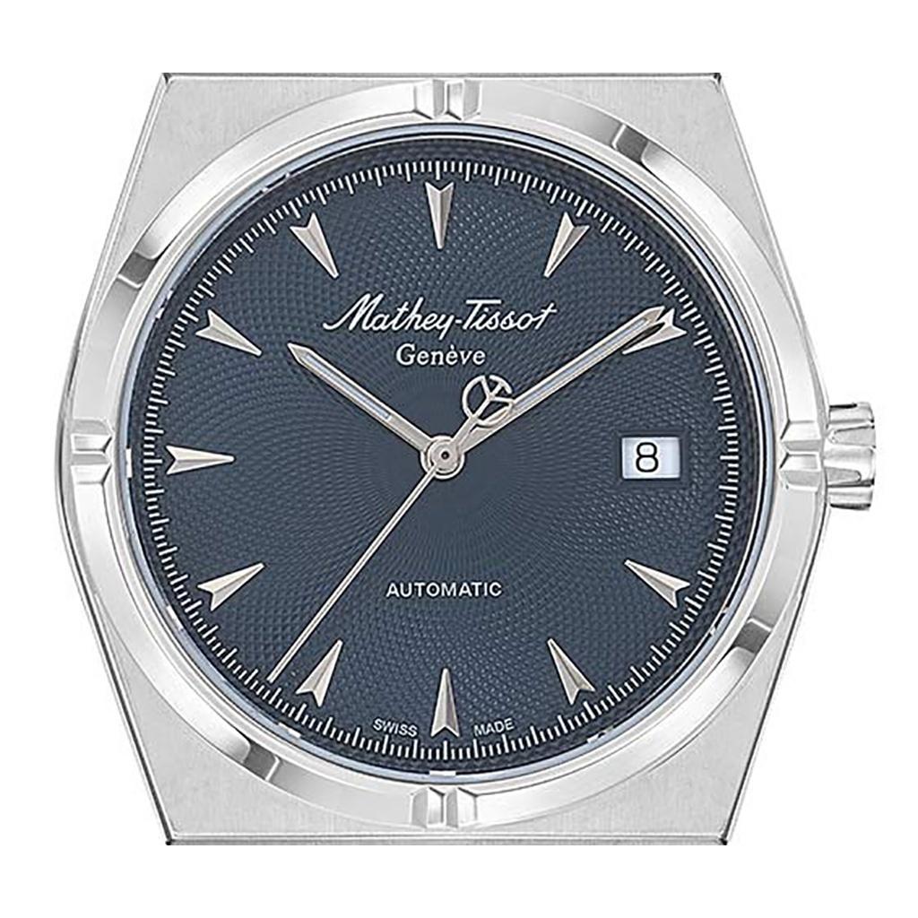 Mathey-Tissot Zeus Stainless Steel Blue Dial Quartz H118ATABU Men's Watch