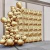 Cube-Patterned Backdrop Balloon Set Birthday Party & Engagement Party Decorations
