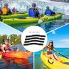 Kayak Carry Handles 4 Pieces Heavy Duty Nylon Rubber Handles with Screws Kayak Replacement Parts for Suitcases Doors Canoe Boat