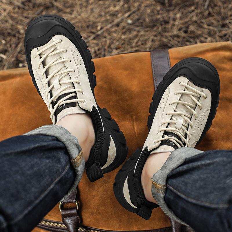 Men's Outdoor Camping Shoes Are Fashionable Simple Versatile Comfortable Lightweight and Men's Anti Slip Hiking Shoes