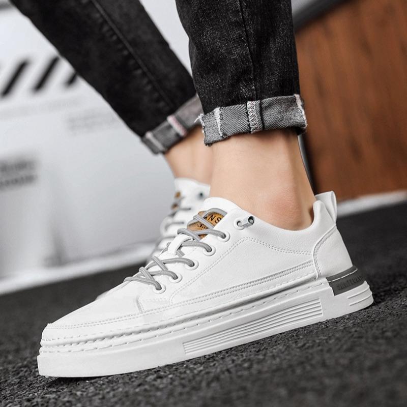 Fashion Trend Men's Flat Shoes Platform Casual Shoes Luxury Breathable Comfortable Sneakers Men Loafers Tenis Vulcanized Shoes Masculino