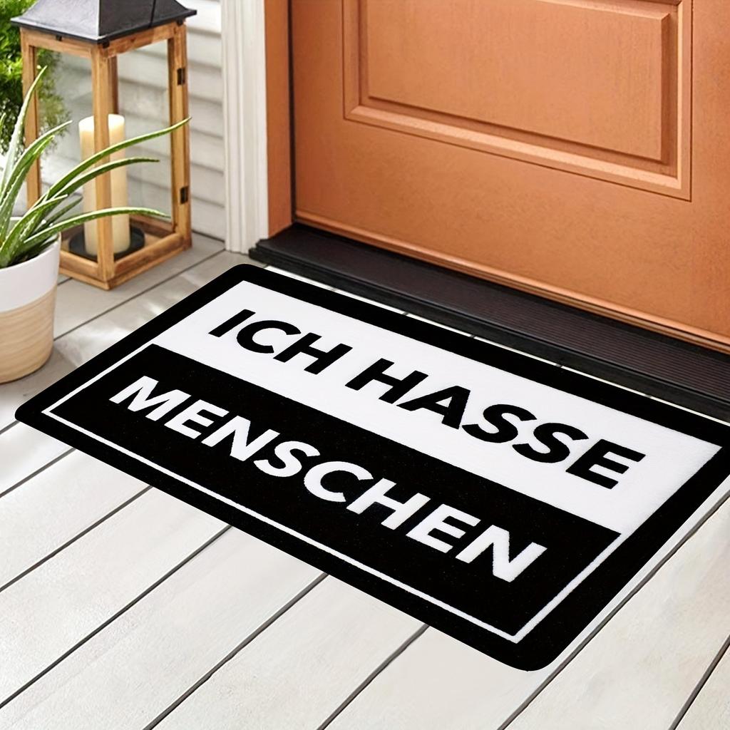 1PC German Charactor Door Mats Kitchen Rugs Non-Slip Pop art design Living room Rugs Bath Mat Carpet for Home Sink Laundry Decor