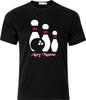 Personalisierter Zehn-Pin-Bowling-Spaß Vollfarbe D.T.F Schwarzes Baumwoll-T-Shirt Herren Damen Tees Oberteil