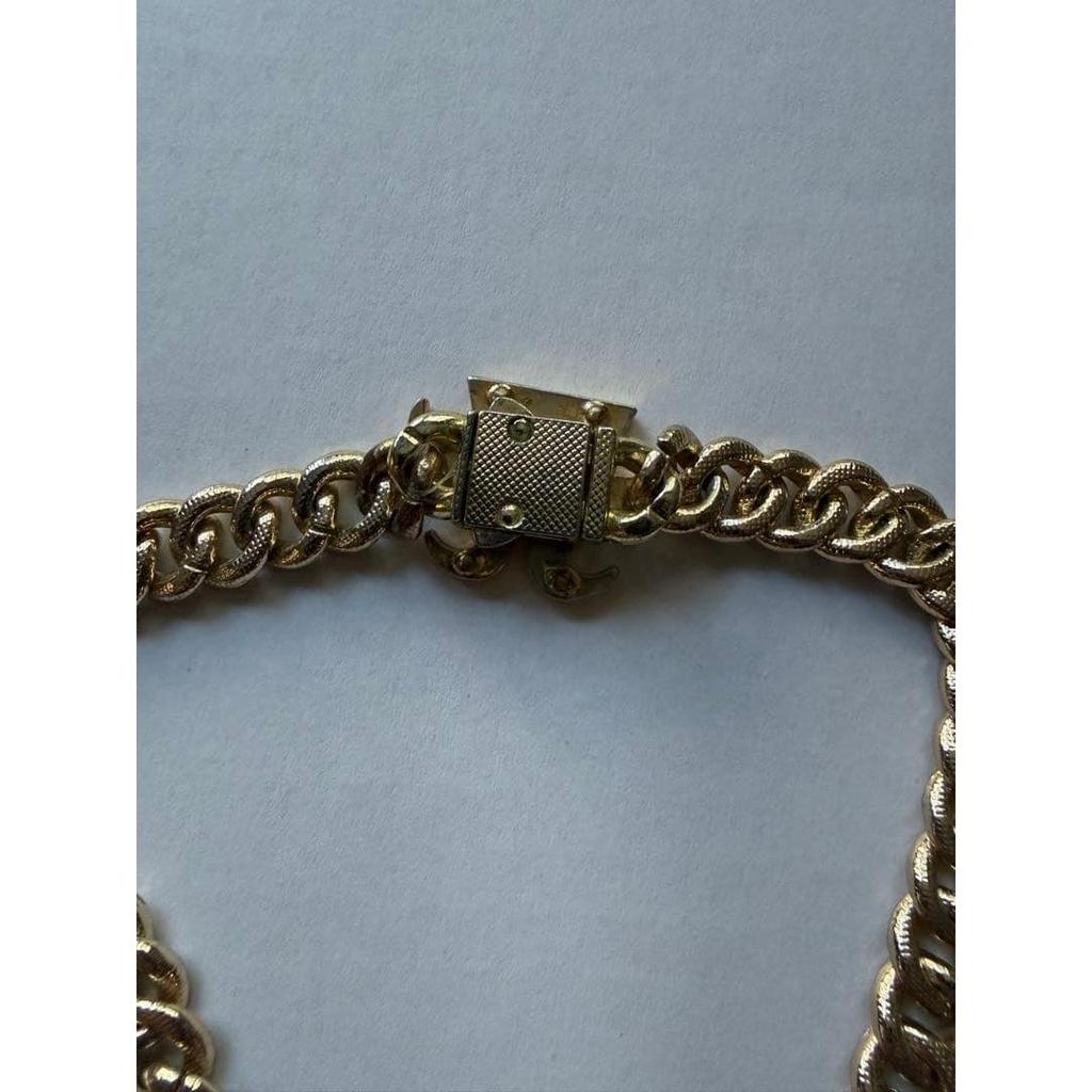 Used Ayumi Hamasaki Gold Color Necklace Pendant A Mark
