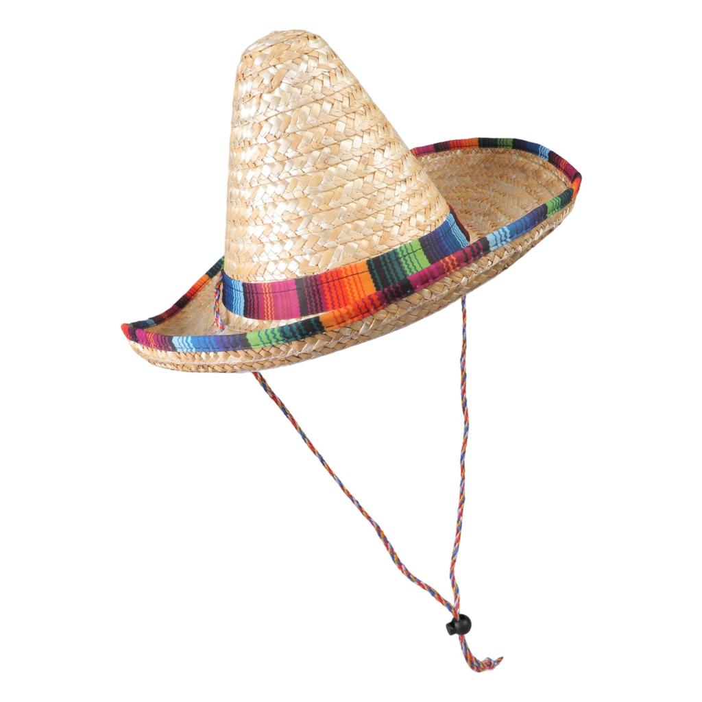 Mexicans Party Outfit for Kids Adult with Poncho Cape Sombrero Hat Sunglasses Maracas and Mustache for Interactive Fun