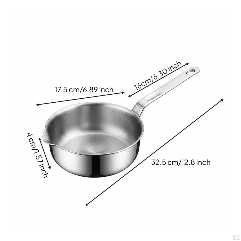 Uncoated Wok Effortless Cookware to Clean Stainless Steel 316 S