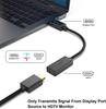 4K DisplayPort To HDMI-compatible Adapter Connector DP Male To HDTV Female Converter Vidio Audio Switcher Cable for PC TV Laptop