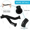 6PCS 3" Rubber Vacuum Hose Compatible with Briggs and Stratton 596163 7.5x2.5cm