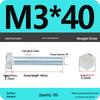 8.8 Grade Galvanized Hex Head Bolt, High-Strength M4-M30