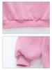 Girls' Stylish Long Sleeve Plus Velvet Sweatshirt - Korean Spring & Autumn 2026 Collection