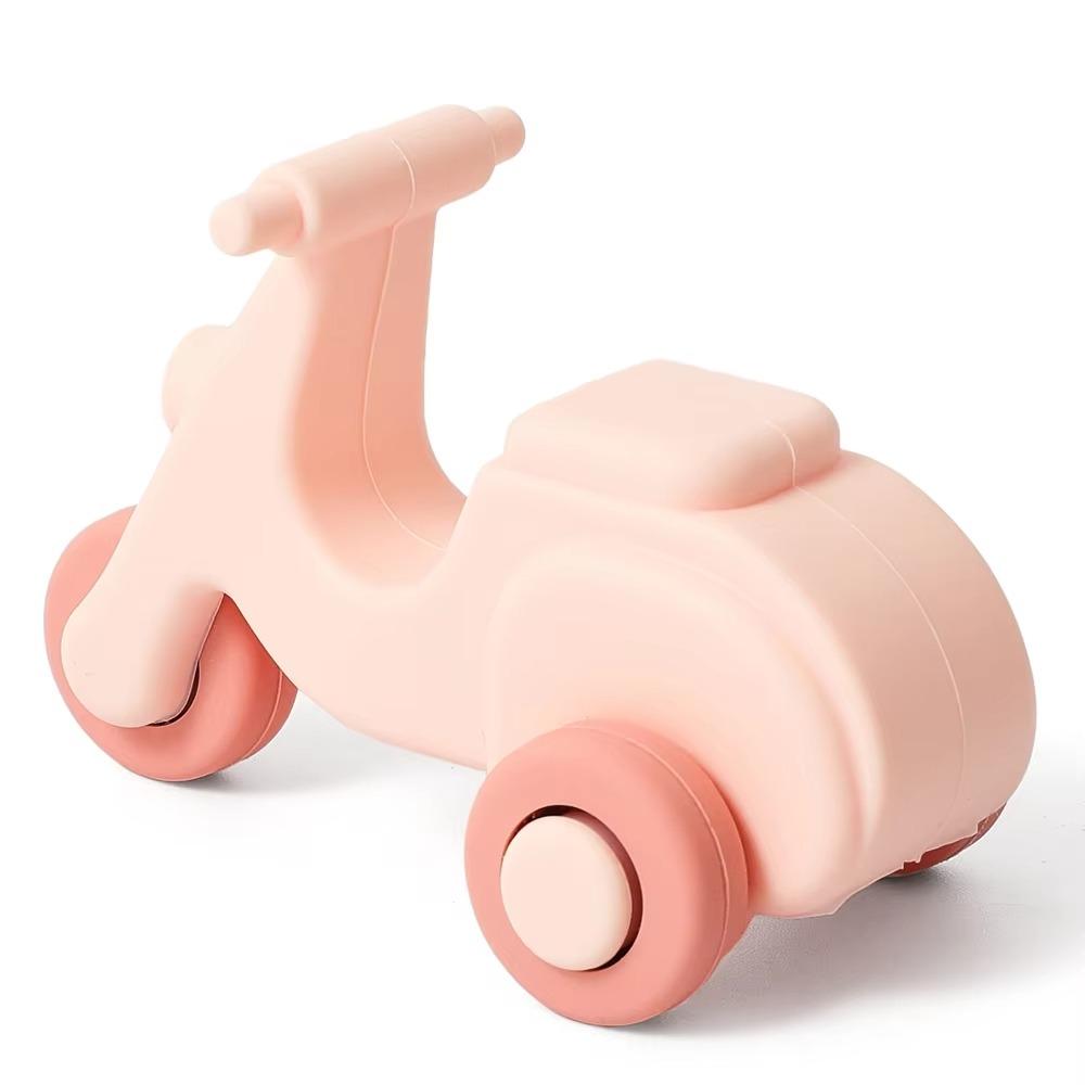 BPA Free Children's Car Model Toys Educational Baby Teething Toys New Baby Silicone Car Toys