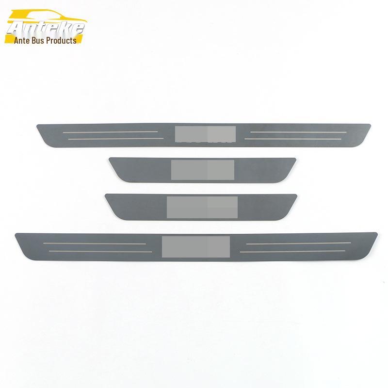 Geely Emgrand 4th Gen Stainless Steel Welcome Pedal Sill Strips - Decorative Bumper Stickers