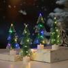 Christmas Tree With  Needles Christmas Decorations Colorful Luminous Night Light Desktop Ornaments Gifts