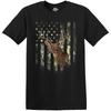 Camo Deer American Flag T-Shirt - Choose Your Color and Size