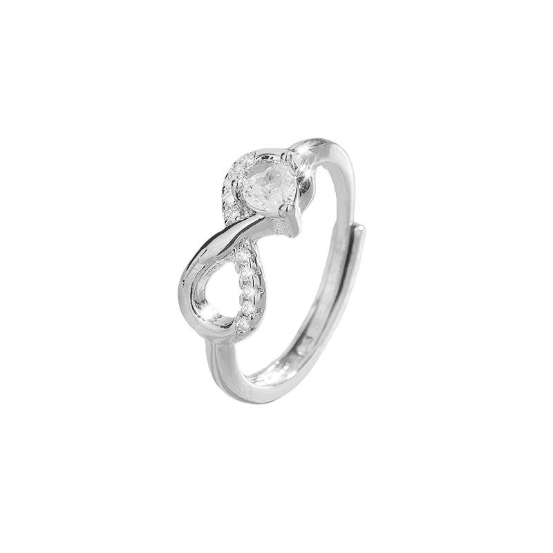 Infinity Heart Zircon Ring: A Creative Valentine's Gift of Eternal Love
