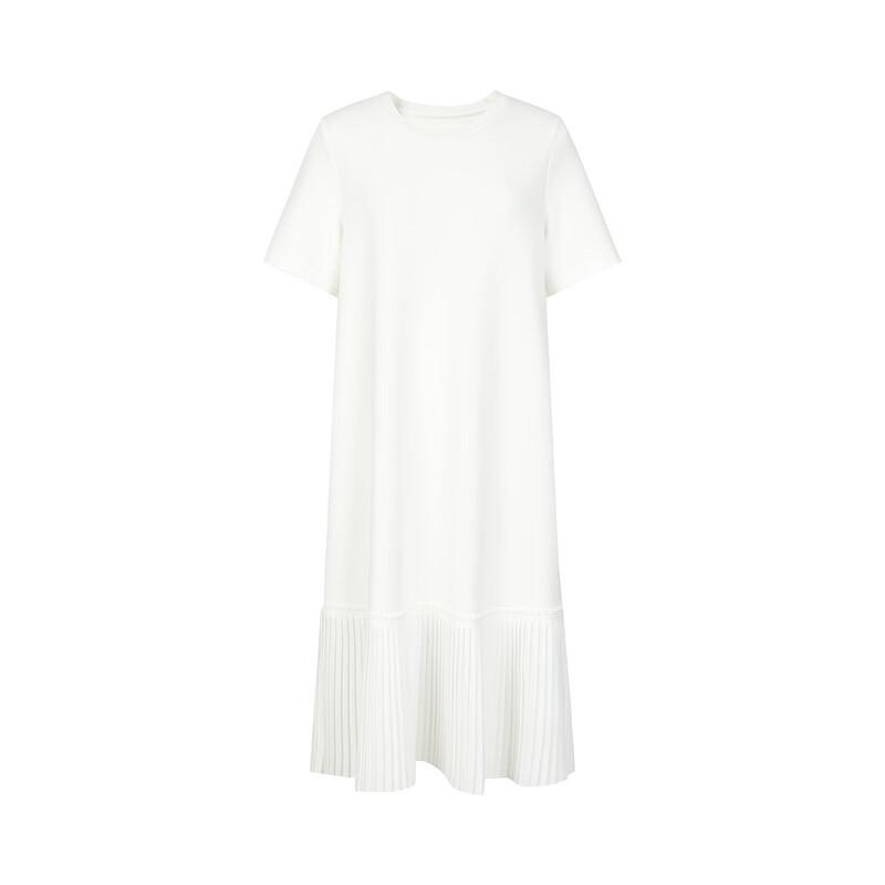 Women's Cleanfit Spliced Pleated A-Line Maxi Dress