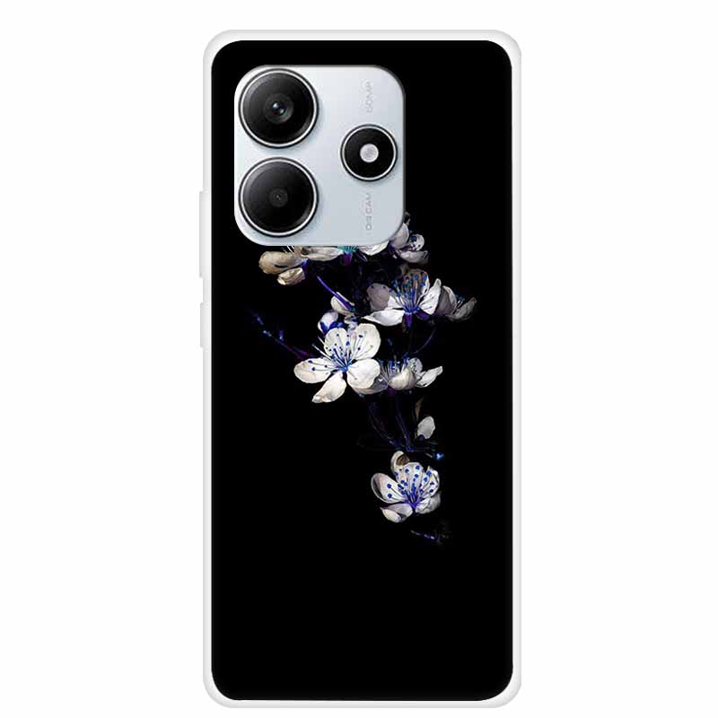 For Redmi Note 14 5G 2025 Phone Case Clear Transparent Edge TPU Silicone Soft Back Cover Case For Redmi Note 14 Case Coque Funda