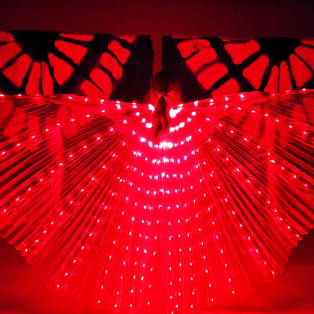 צעיף LED לריקוד אביזרים זוהרים ריקודי בטן פלורסנטי אורך 145 ס"מ לגובה 160-178 ס"מ