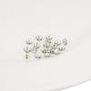Crystal Rhinestone Metal Space Beads Loose Spacer Beads for Earring Bracelet NecklaceKeychain DIY Jewelry Findings Making Accessories