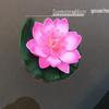 10cm Double-Layer Lotus with Half Petals for Buddha Fish Tank Decoration