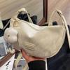 New design texture niche summer versatile design single shoulder messenger bag dumpling bag