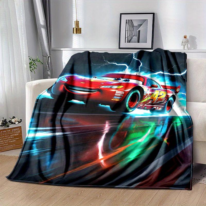 1pc. Lightning McQueen Car Racing Theme Blanket - Home Office Outdoor Gift for All Seasonsz0417208