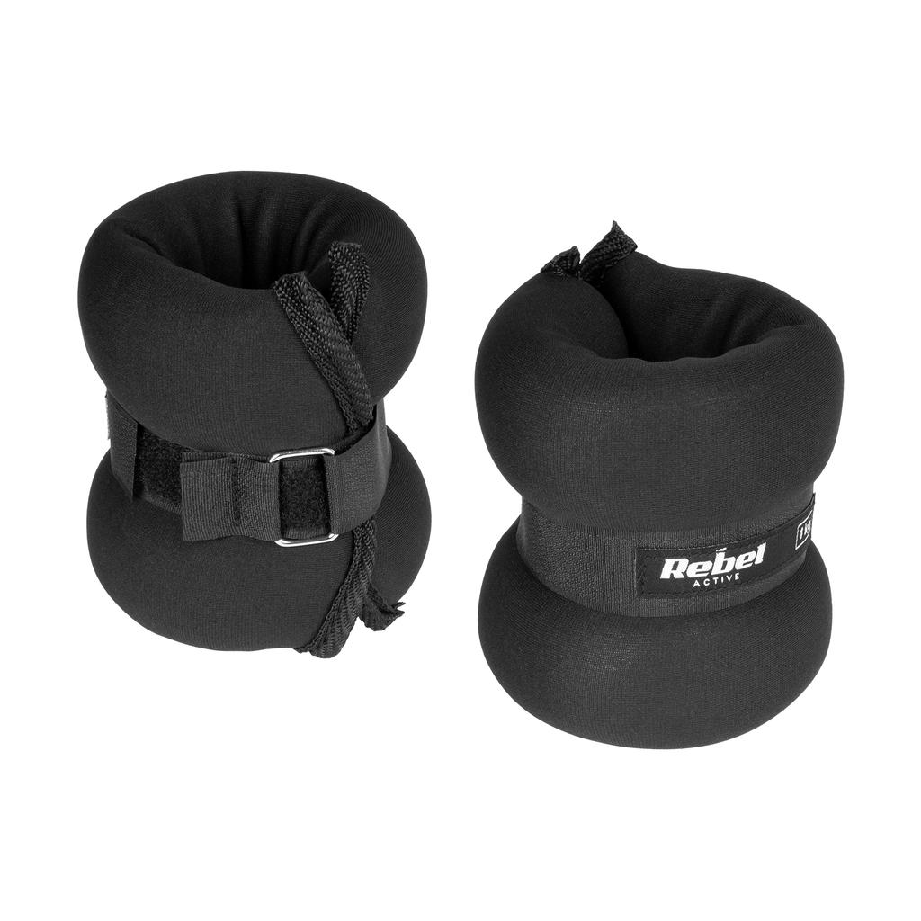 Ankle And Wrist Weights, Legs, Arms, Adjustable, Comfortable, 2X1Kg Rebel