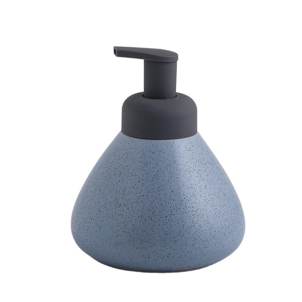 Speckled Matte Foaming Liquid Soap Dispenser Ceramic Foamer Sparkling Bottle  Hotel