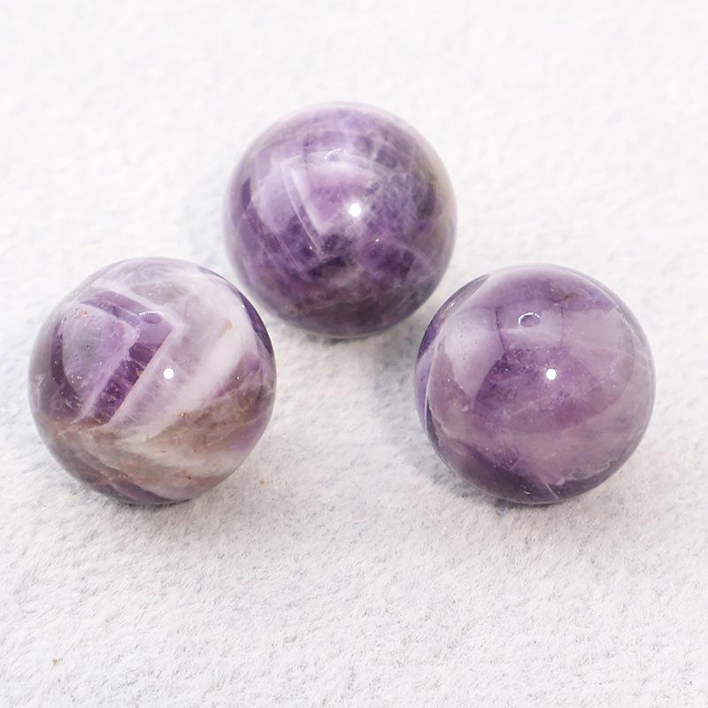 16mm Natural Crystal Agate Round Beads, Holeless, Optional Holes for DIY Ornaments
