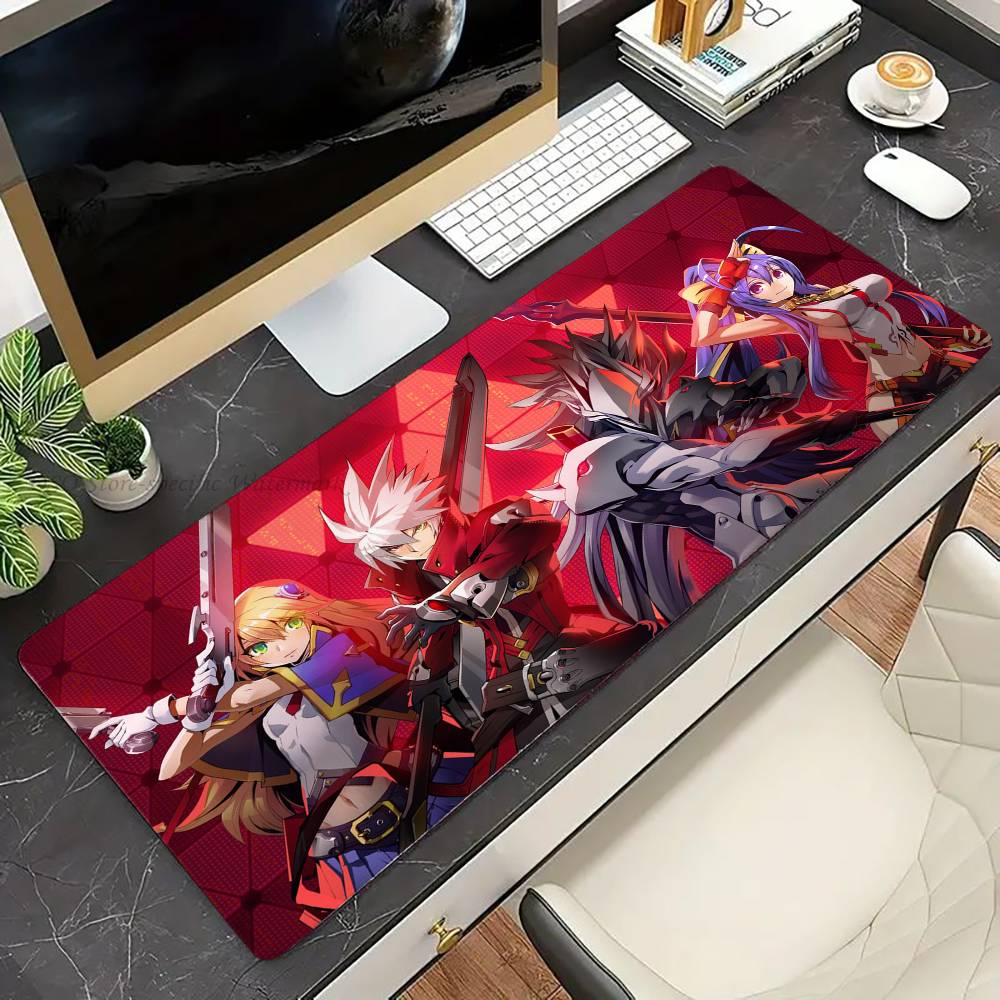 Anime Game B-BLAZBLUE Mousepad Non-slip Suitable For Office Computers Laptops E-sports Game Desk Mats XXL Keyboard