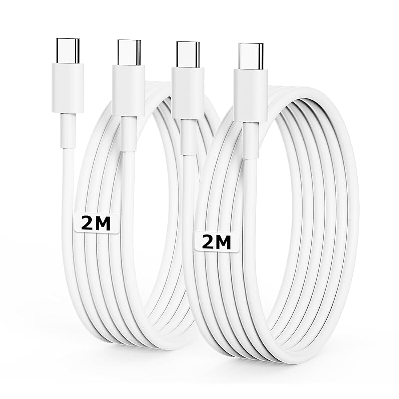 

USB C cable PD compatible Genuine product 2M 2 [PSE certified] USB to C cable 60W fast charging & fast data sync iPhone charging cable Prevention of
