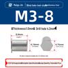 Manufacturer BSO4 Stainless Iron 410 Hex Head Double-Ended Rivet Nut Stud