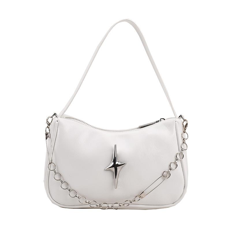 New High-quality One-shoulder Cross-body Armpit Bag Women's Versatile Large-capacity Soft Leather Small Square Bag Handbags